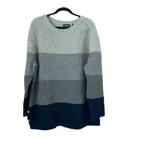 Barbour Sweaters - Barbour Pullover Wool Colorblock Sweater